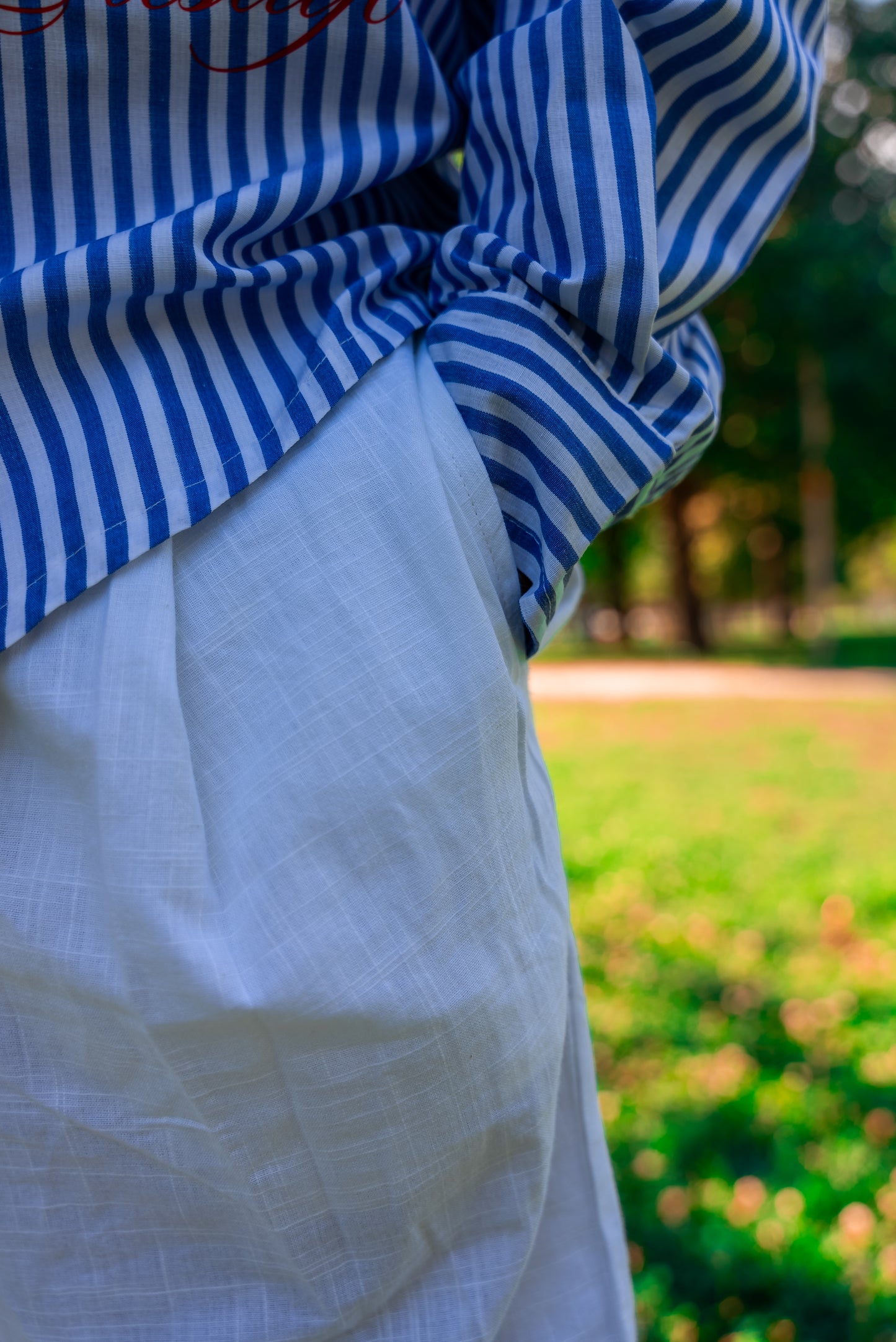 LOOSE FIT WHITE PANT