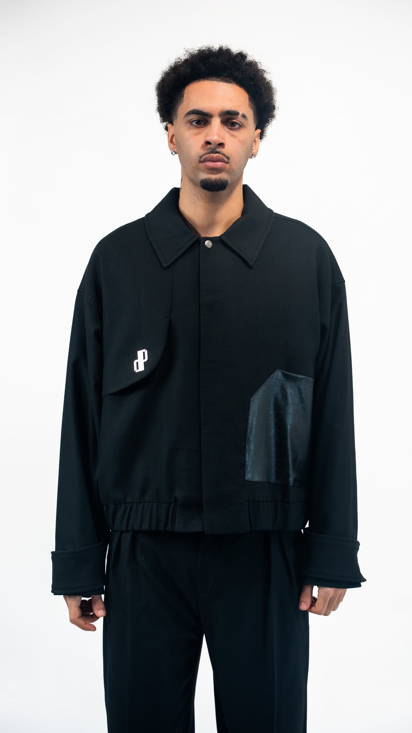 PRÈSTIGE NOIR CROP JACKET
