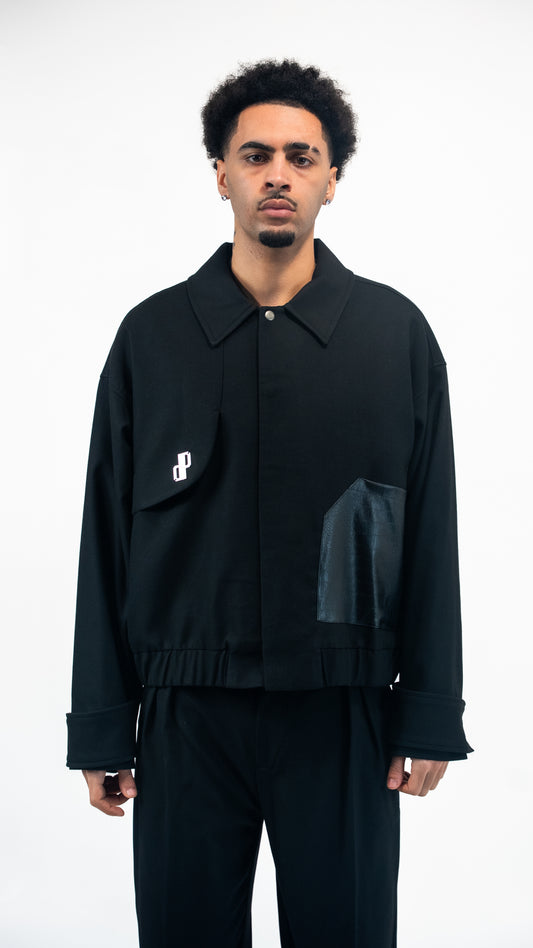 PRÈSTIGE NOIR CROP JACKET