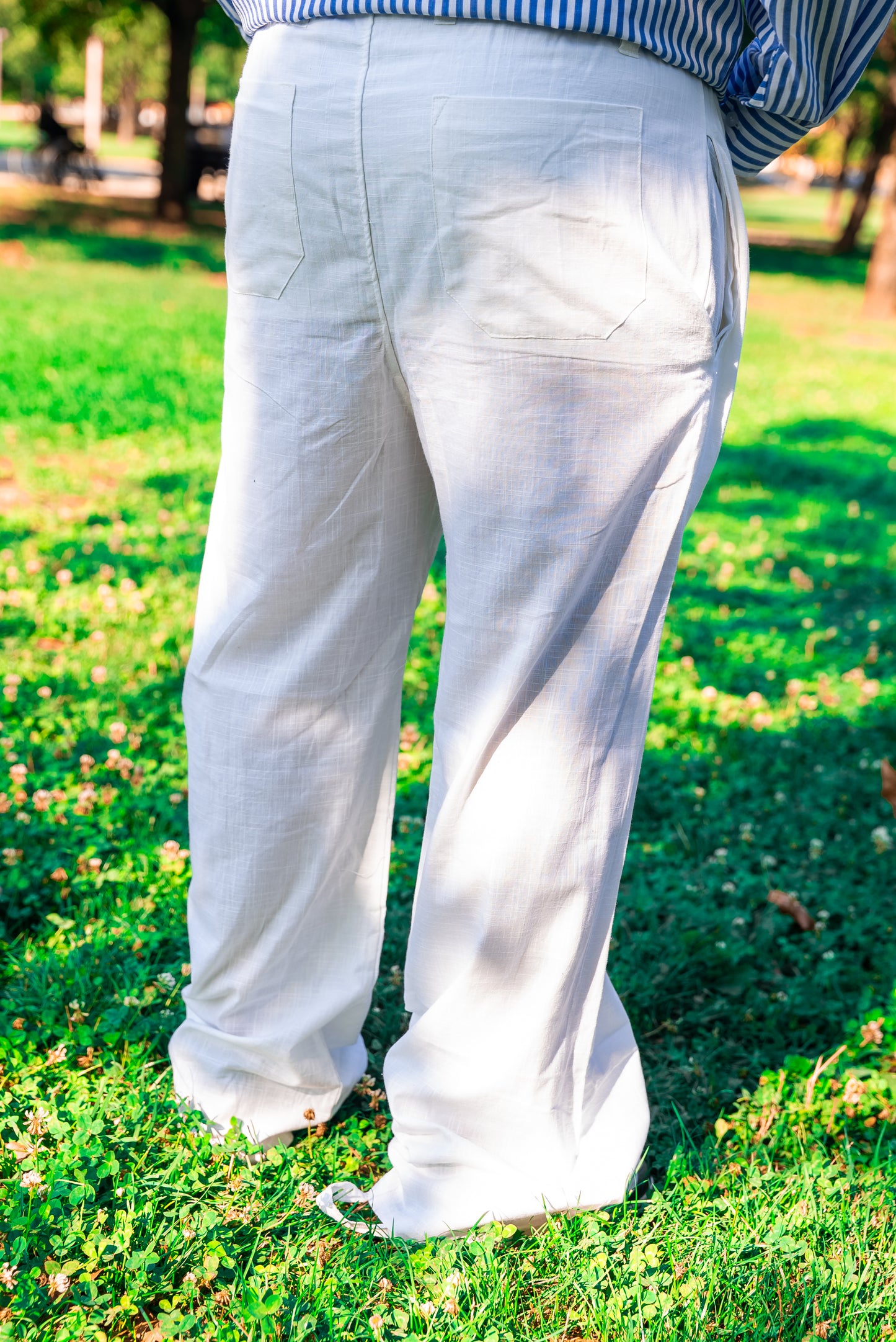 LOOSE FIT WHITE PANT