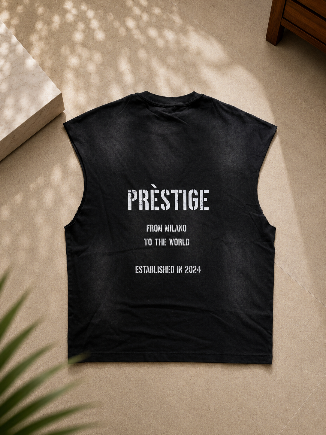 FADED TANK TOP BLACK