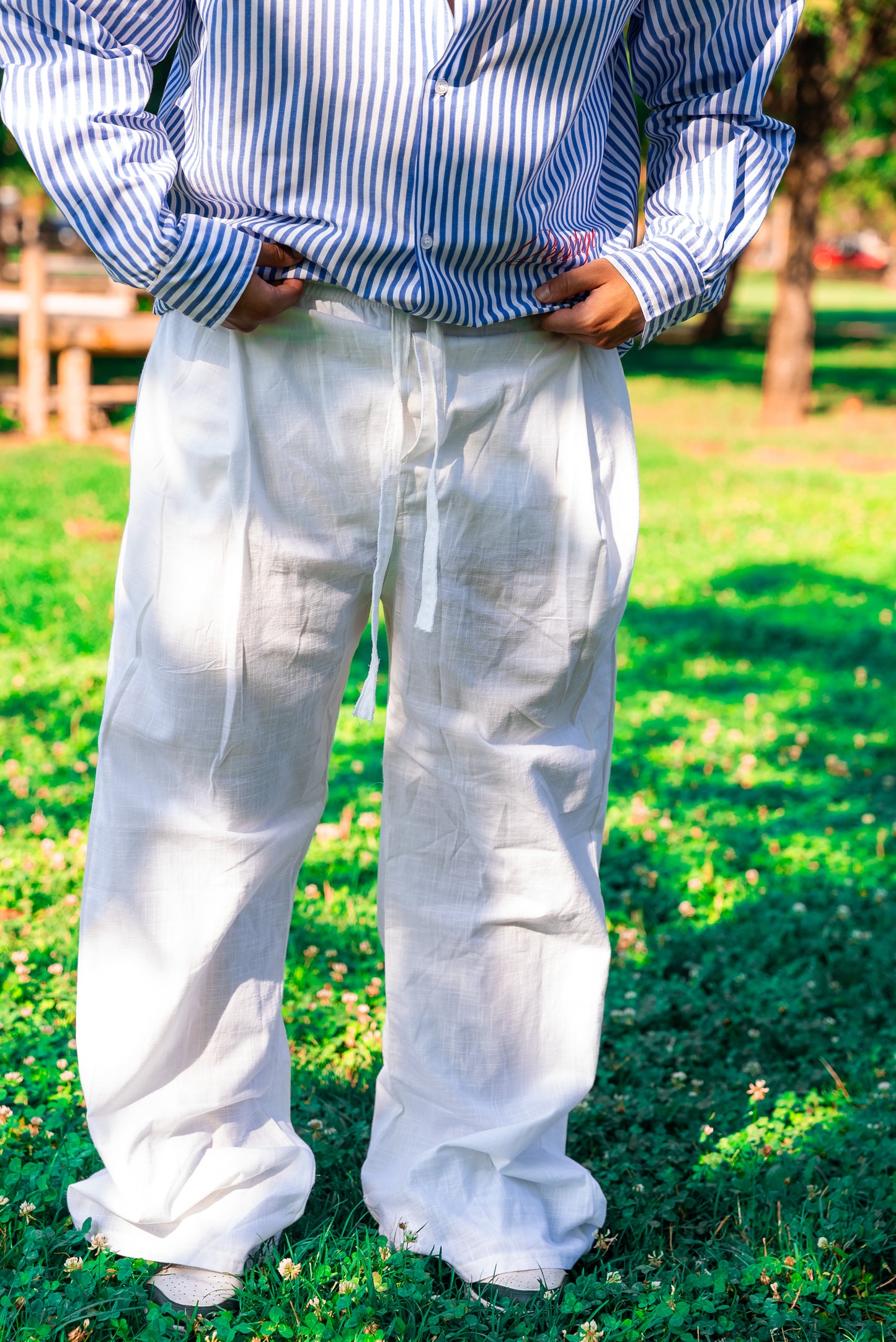 LOOSE FIT WHITE PANT