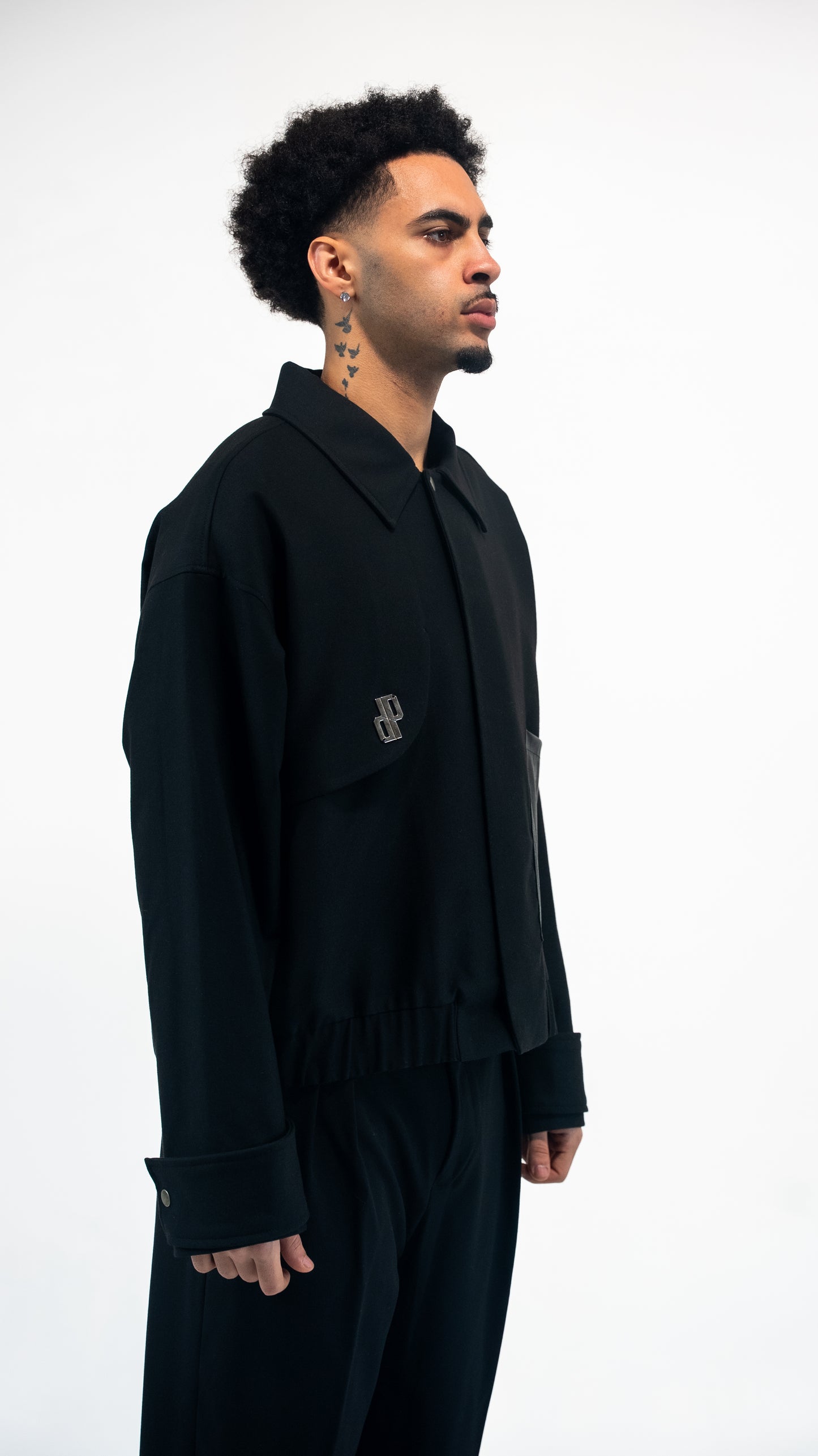 PRÈSTIGE NOIR CROP JACKET