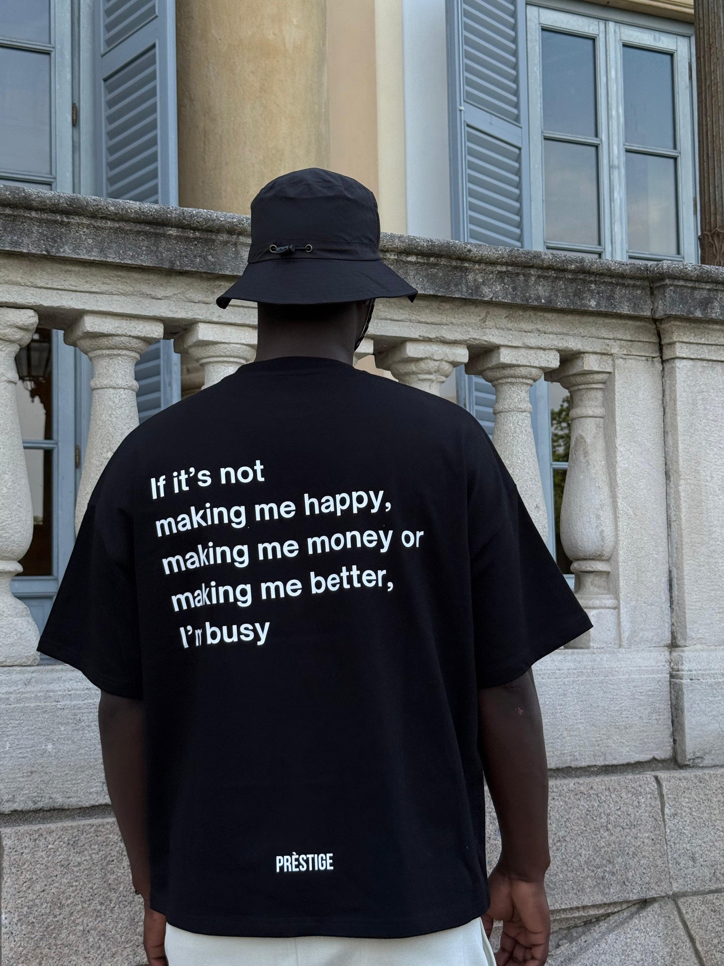 OVERSIZED CROP FIT MOTIVATIONAL TEE